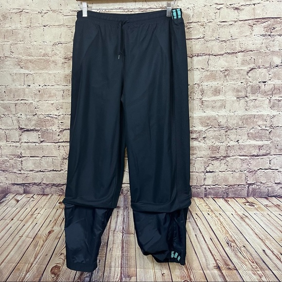 Adidas Navy Striped Elastic Waist Track Pants - Picture 10 of 13